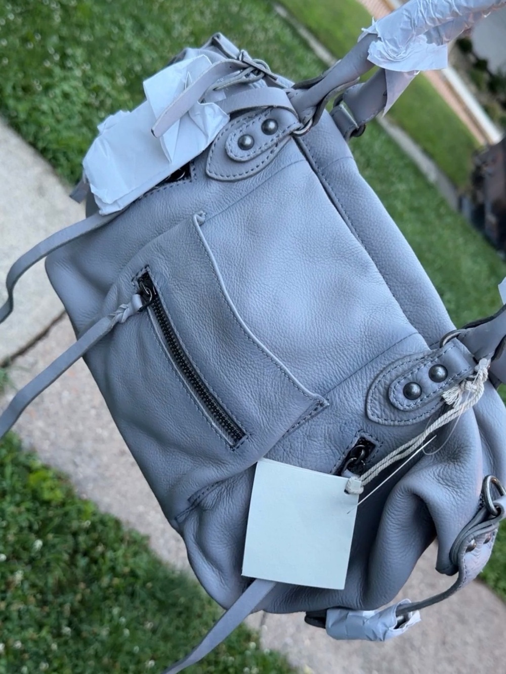 Free People We The Free Baby Emerson Tote in Dove Grey